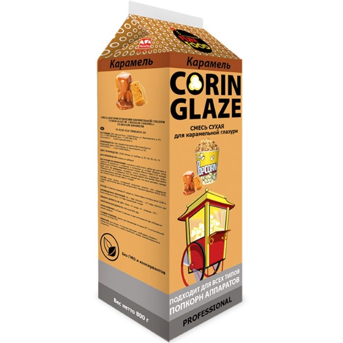 Вкусовая добавка "Corin glaze", карамель, 0,8 кг