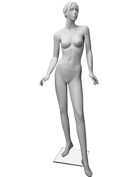 Манекен женский скульптурный белый [CFWW 106]