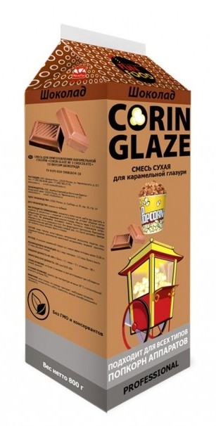 Вкусовая добавка "Corin Glaze", шоколад, 0,8 кг