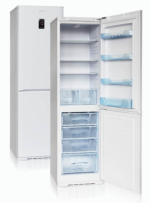 Однокомпресcорный холодильник Бирюса 149D с электронным сенсорным дисплеем